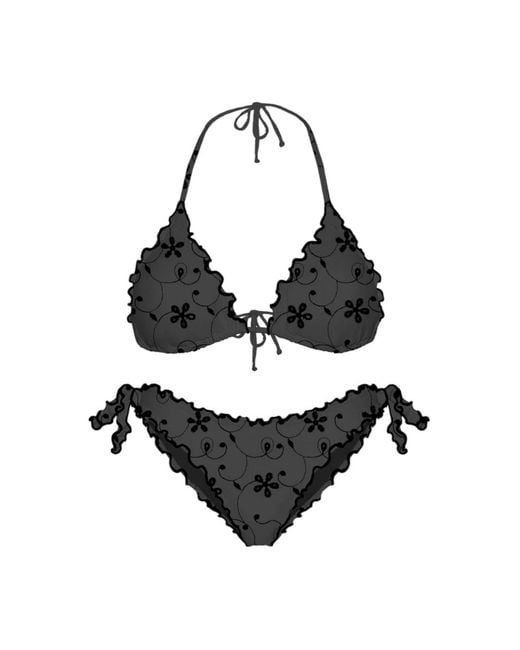 Mc2 Saint Barth Black Bikinis