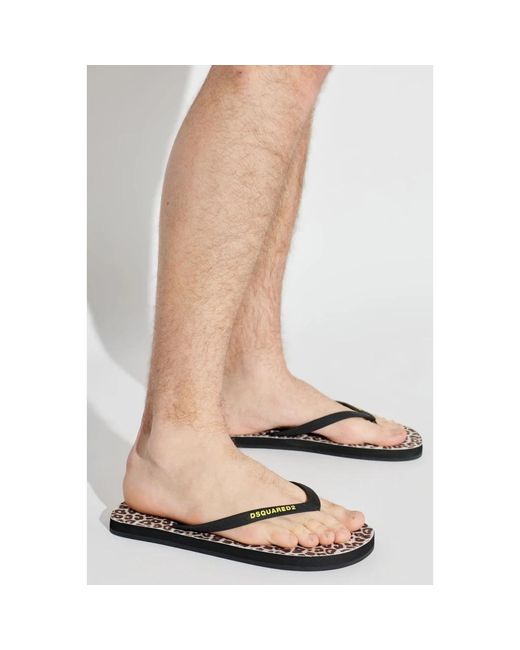 Flip Flops DSquared² pour homme en coloris Black