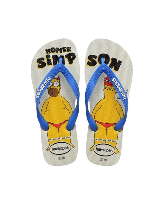 Havaianas Blue Flip Flops for men