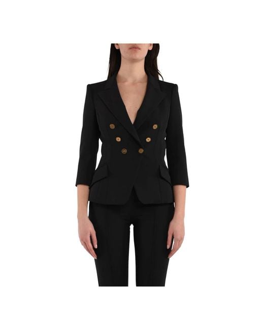 Elisabetta Franchi Black Blazers
