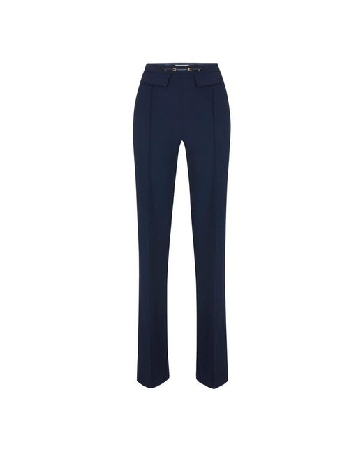 Elisabetta Franchi Blue Wide Trousers