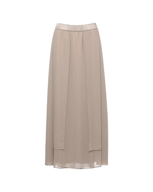Peserico Natural Maxi Skirts