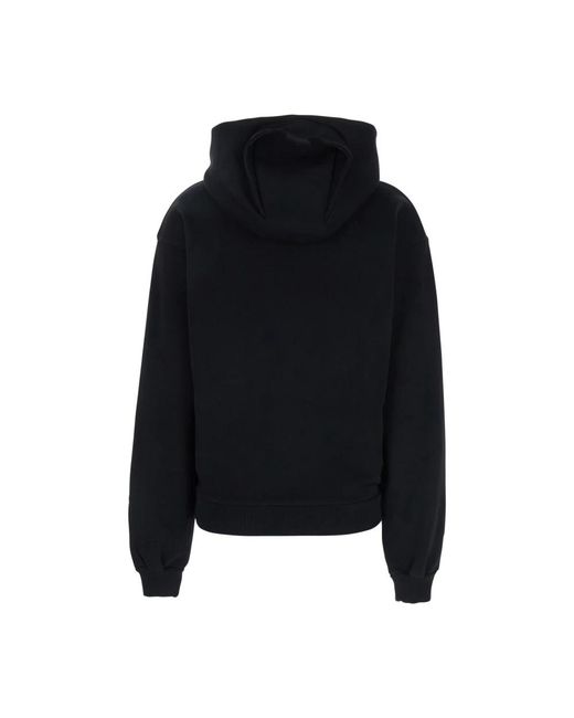Coperni Hoodies & Sweatvesten ,Zwart ,Katoen Crown Hoodie in het Black