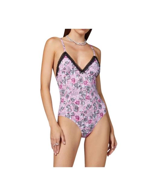 Chiara Ferragni Purple Body