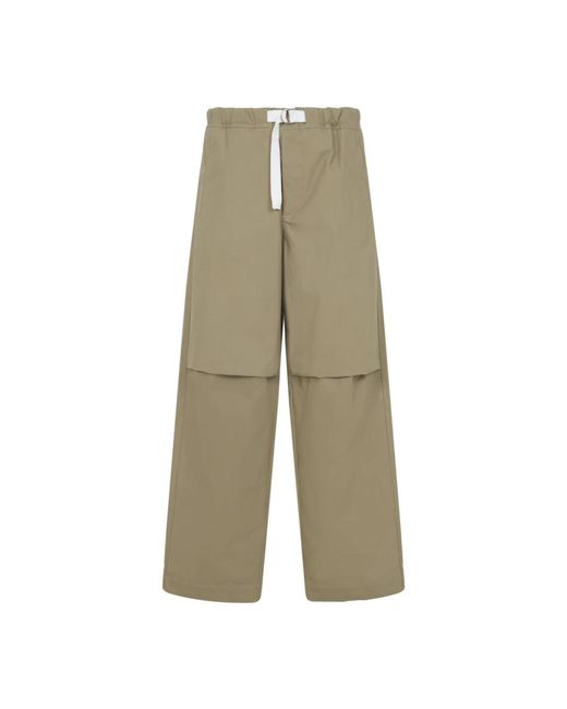 Jil Sander Nude Baumwollhose Aw25 in Brown für Herren