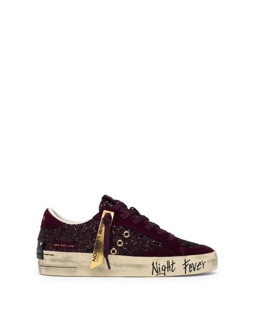 Crime London Purple Sneakers