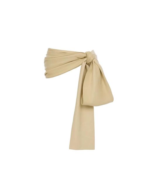 Cinturón Bow Chloé de color Metallic
