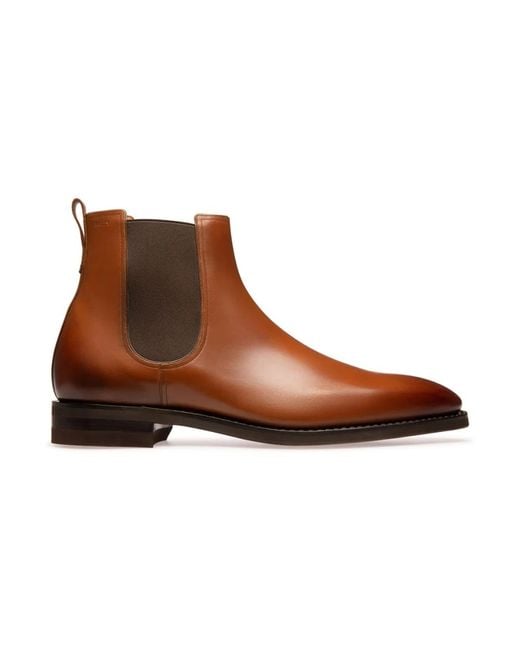Bally Brown Chelsea Boots for men