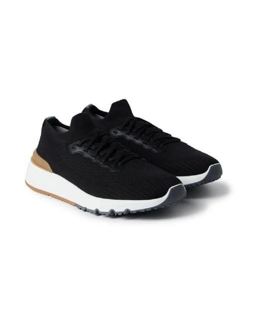 Brunello Cucinelli Black Sneakers for men