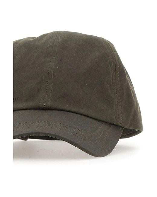 Barbour Green Caps for men