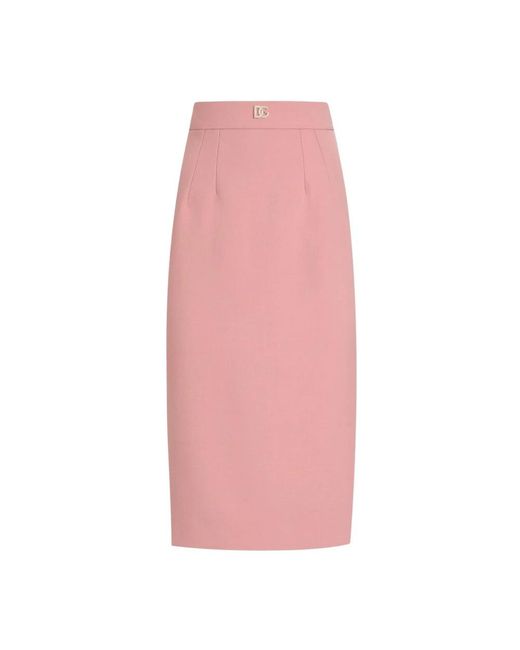 Dolce & Gabbana 'dolce' Rok in het Pink