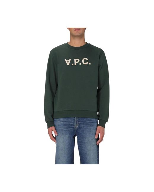 Sweatshirts di A.P.C. in Green da Uomo