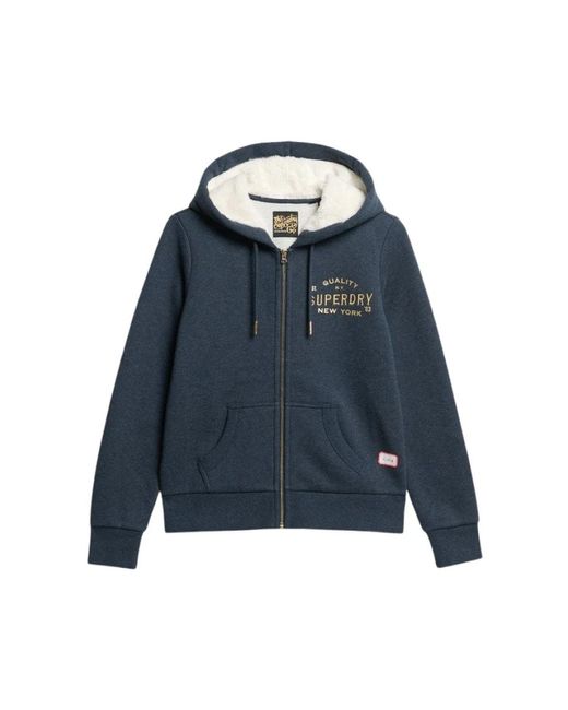 Superdry Blue Zip-Throughs