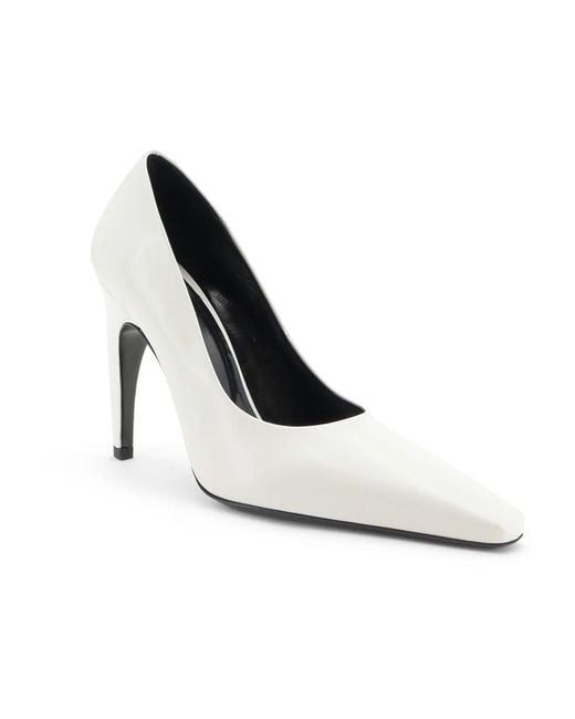 Jude White Pumps