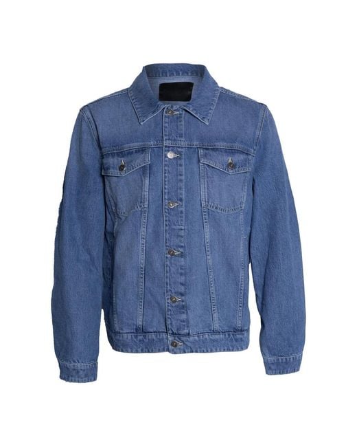 Dondup Blue Denim Jackets for men