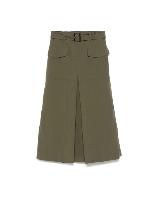 Midi Skirts Aspesi de color Green