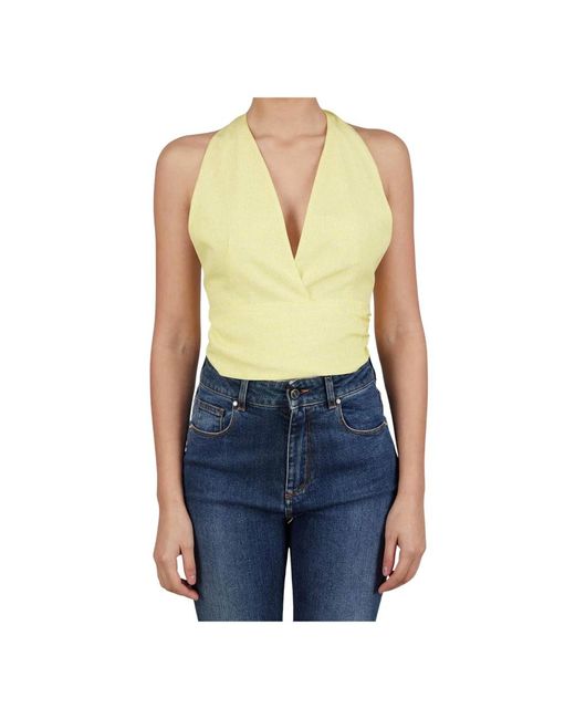 Kiton Zijden Top in het Blue