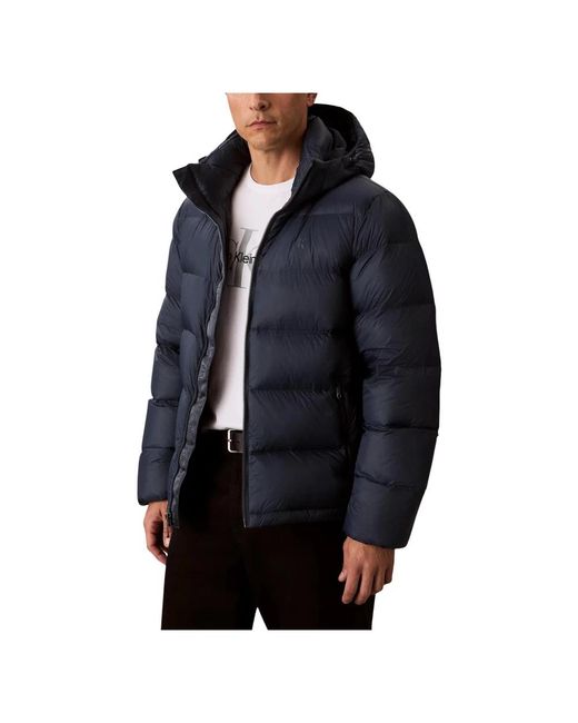 Calvin Klein Blue Down Jackets for men