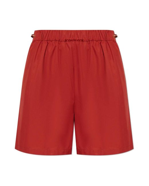 Short Shorts Max Mara en coloris Red