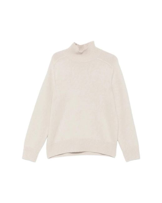 Soft Goat White Turtlenecks for men