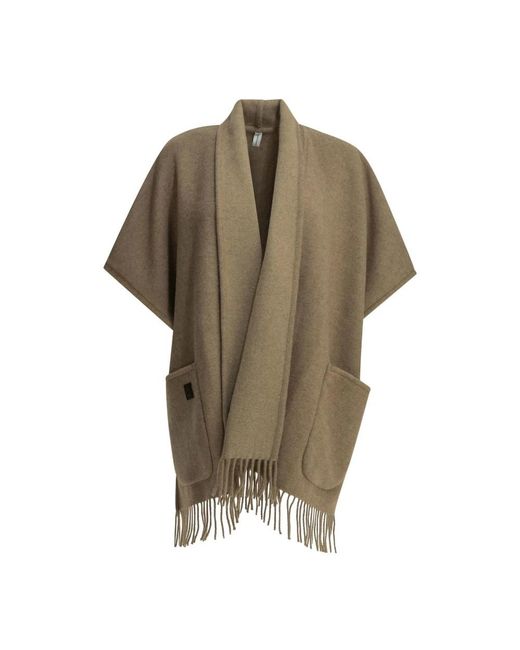 Ferragamo Green Ponchos