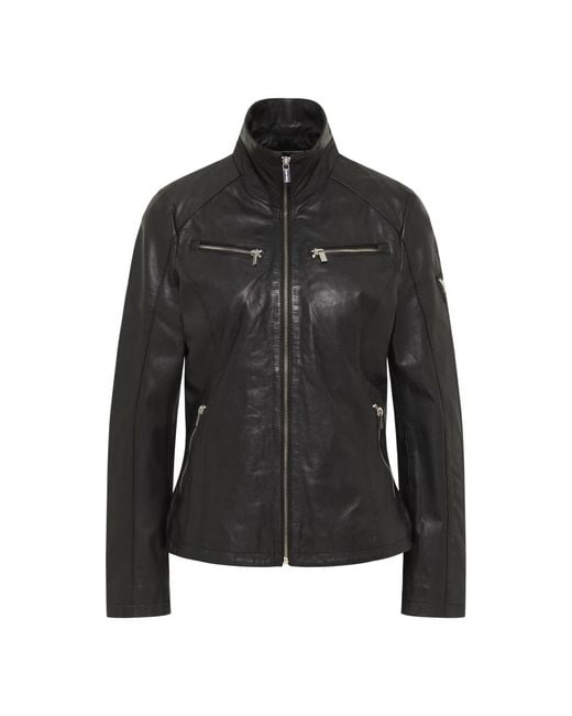 carlo colucci Black Leather Jackets