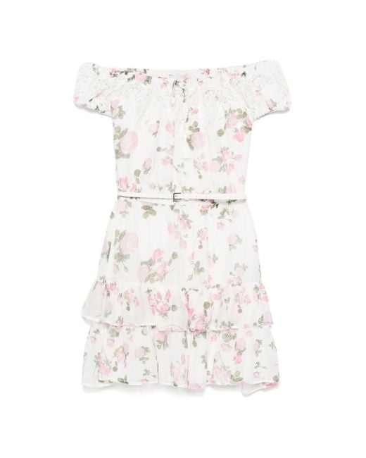 Ermanno Scervino White Short Dresses