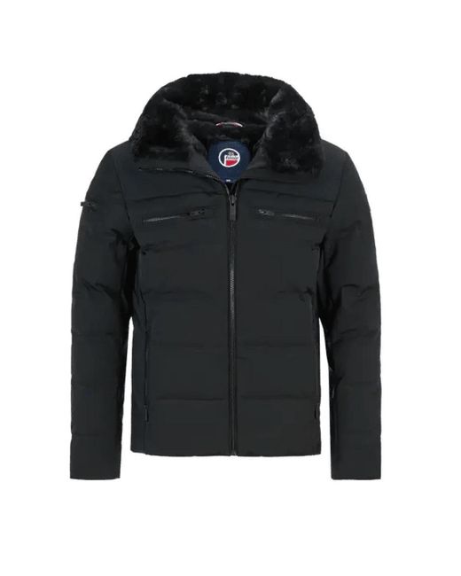 Fusalp Whistler Daunenjacke Mit Kunstpelz in Black für Herren