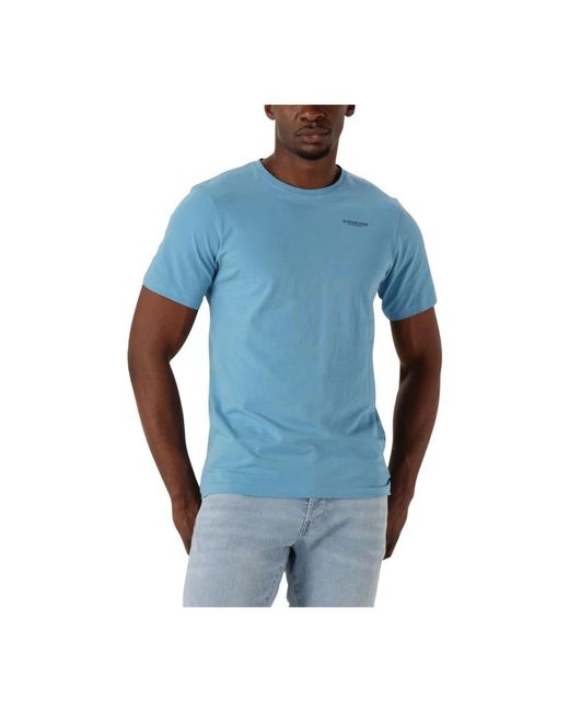 G-Star Herren Slim Base R T S/S T-Shirt in Blue für Herren