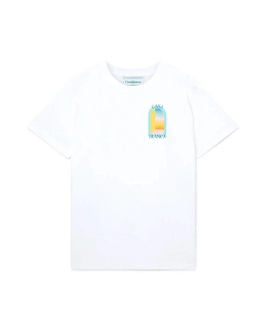 Casablanca L&#39;Arc Coloré T-Shirt in het White voor heren