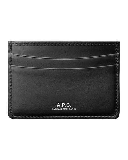 A.P.C. Wallets & Cardholders in het Black