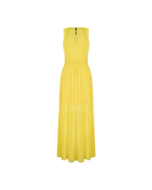 Dresses > day dresses > maxi dresses Manila Grace en coloris Yellow