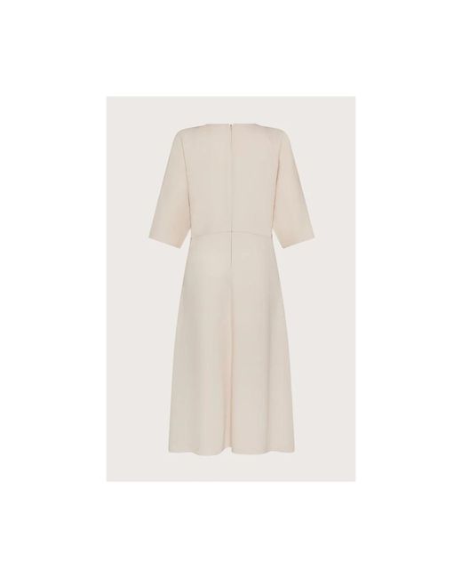 Seventy Kleedjes ,Elegant Robe Ab 1500 Jurk in het Natural