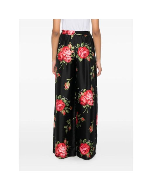 Dolce & Gabbana Black Wide Trousers