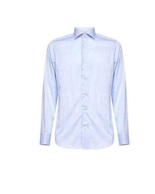 D4.0 Blue Formal Shirts for men