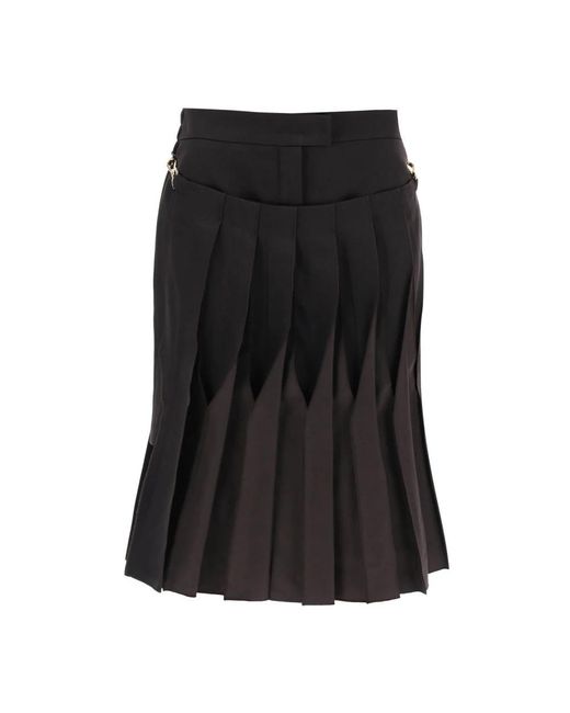 Fendi Black Midi Skirts