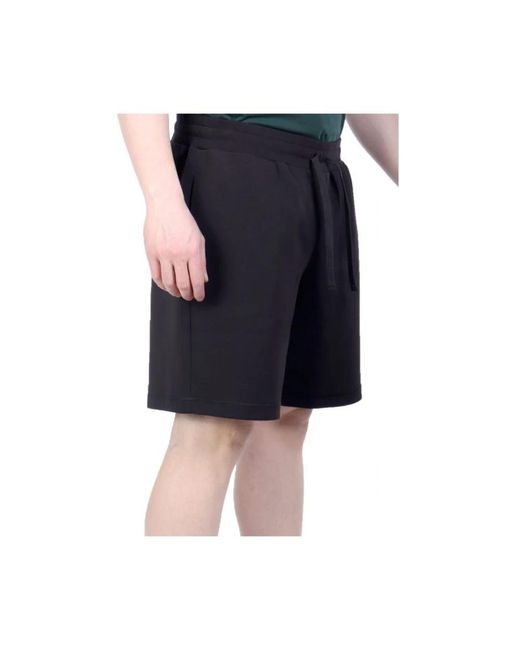 EA7 Korte Broeken ,Zwart ,Logo Heart Bermuda Shorts in het Blue voor heren