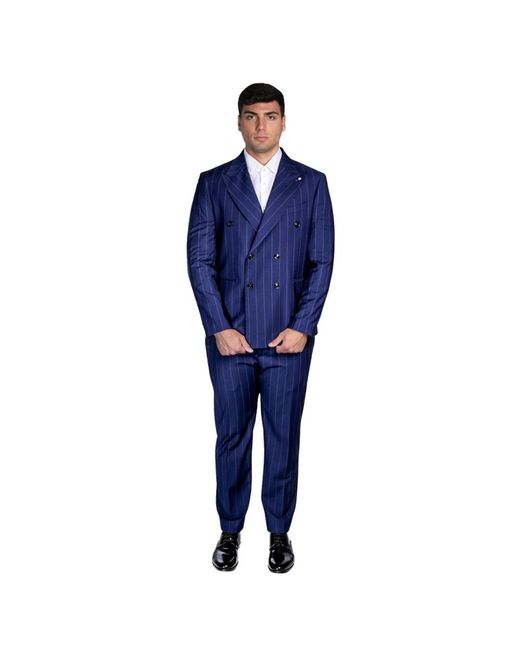 Bharnaba Tanaro Kostuum in het Blue voor heren