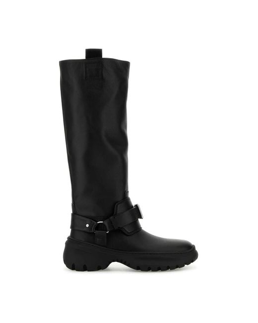 Burberry Black High Boots
