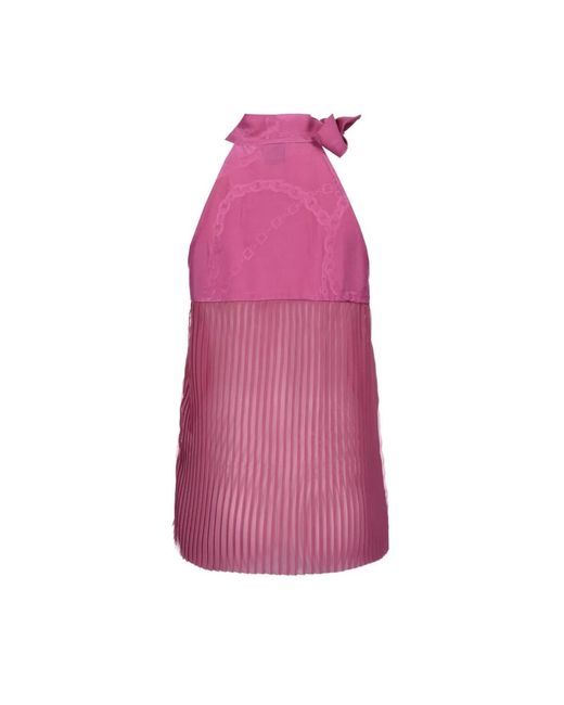 Pinko Sleeveless Tops in het Pink