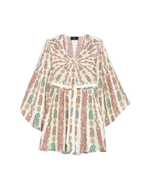 Playsuits Etro de color Natural