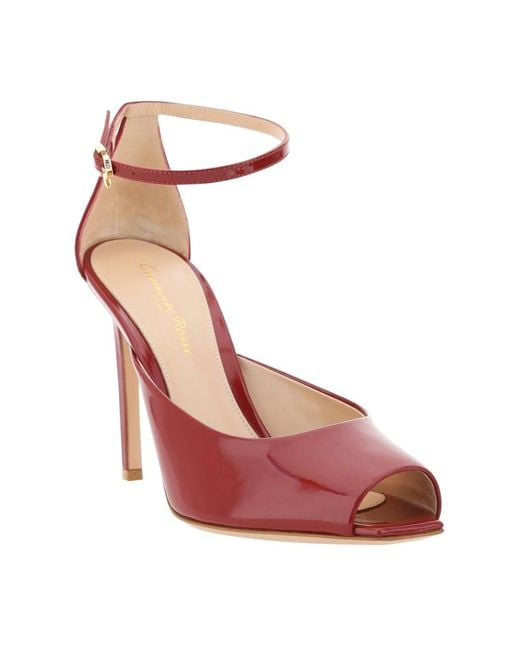 Gianvito Rossi Red High Heel Sandals