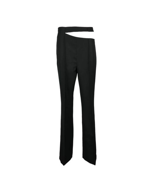 Rohe Broeken ,Zwart ,Wol Wollen Broek in het Black