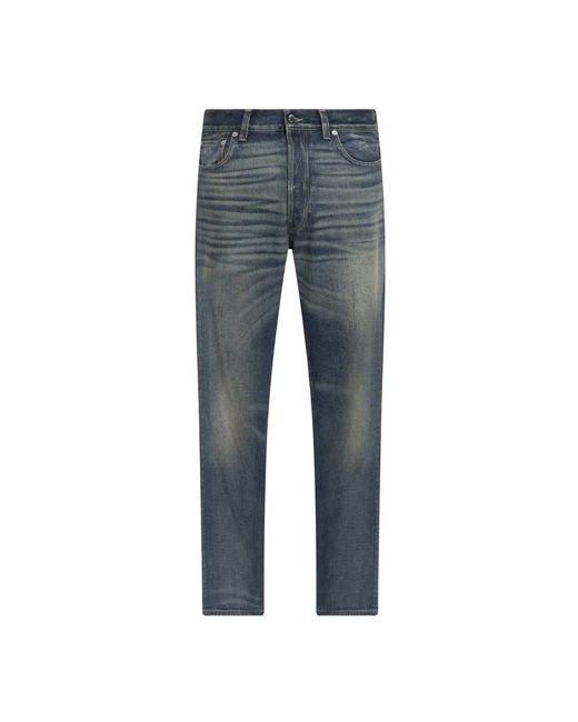 Haikure Blue Straight Fit Jeans for men