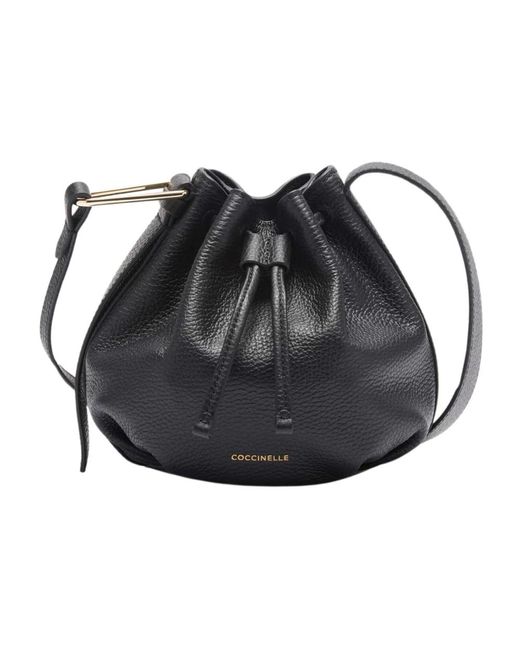 Coccinelle Black Bucket Bags