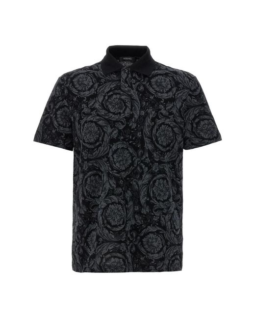 Versace Baroque Polo in het Black voor heren