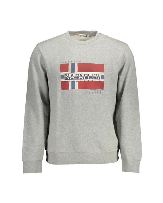 Napapijri Gray Sweatshirts for men