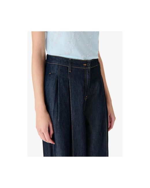 IRO Blue Wide Jeans