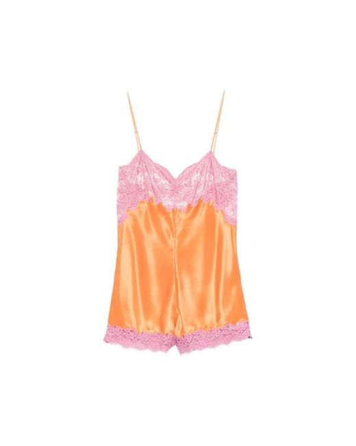 Saint Laurent Pink Playsuits