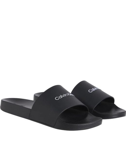 Sandales Calvin Klein pour homme en coloris Black